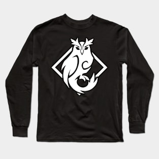 Genshin Impact Diluc Emblem - White Long Sleeve T-Shirt